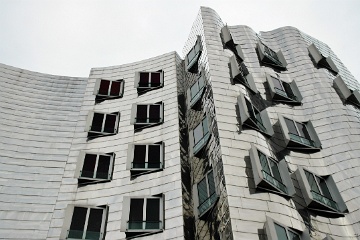 0030-DSC_4362 Düsseldorfer Medienhafen: Gehry-Architektur am 