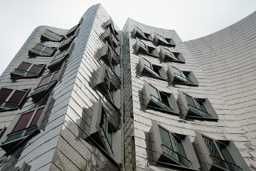 0050-DSC_4365 Düsseldorfer Medienhafen: Gehry-Architektur am 